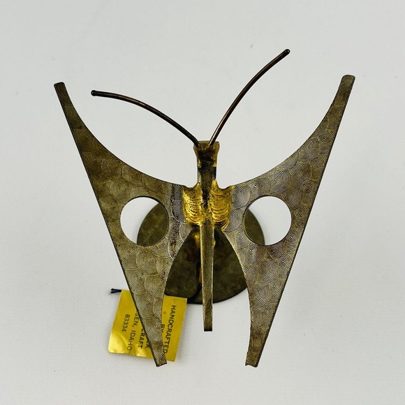 Rock Creek Metal Craft Butterfly Sculpture Handcrafted Metal Figurine‎ Idaho USA - Picture 2 of 10